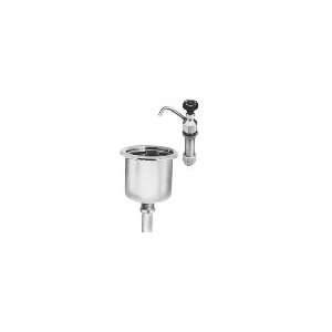 Cecilware FW510   Drop In Dipperwell with Faucet, Overflow Insert, 1/2 