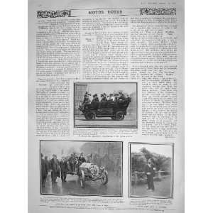   1907 MOTOR CAR TOURISTS AMERICA BORGHESE ITALA PARIS
