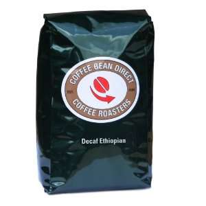 Green Unroasted Decaf Ethiopian, Whole Bean Coffee, 5 Pound Bag 