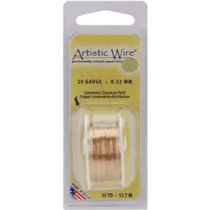   Permanent Colored Copper Wire 28 Gauge 15 Yard Spool