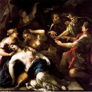   Luca Giordano   24 x 24 inches   The Oath of Brutus