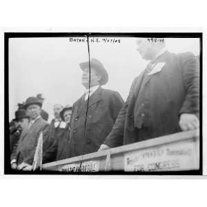  W.J. Bryan,on platform,with others,New York