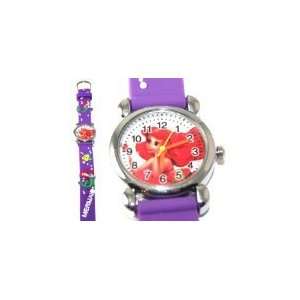 Beautiful Disney Princesses Ariel The Little Mermaid Purple Wristwatch 