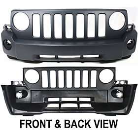 New Front Bumper Cover 68021299AB Primered Jeep Patriot 2010 2009 2008 