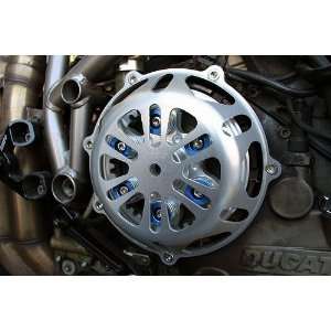  Ducati Silver Engine Clutch Cover 748 749 996 998 1098 