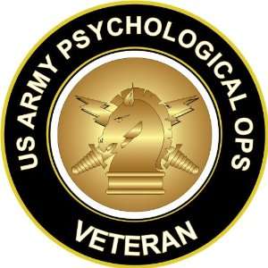  5.5 US Army Psychological Ops Veteran Decal Sticker 
