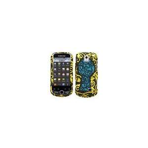 Samsung Intercept M910 Black Key Hole Sparkle Cell Phone Snap on Cover 
