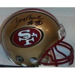  Jerry Rice Signed San Francisco 49ers Riddell Replica Mini 