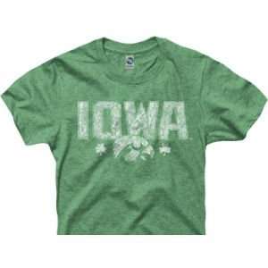   Hawkeyes NCAA Womens St. Pattys Good Karma T Shirt