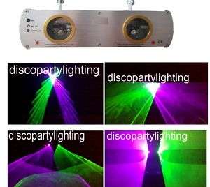 Double Lens Blue Violet&green 160mw DJ club laser light  