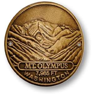 Mt. Olympus Hiking Stick Medallion