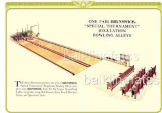 Reproduction of Brunswick Balke Collender 1928 Catalog  
