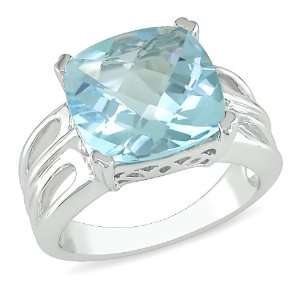  Sterling Silver Sky Blue Topaz Ring Jewelry