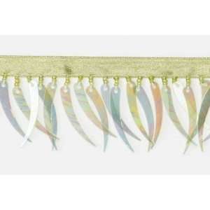  Tusk Sequin Trim   Lime Green *On 