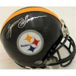  Lynn Swann autographed Football Mini Helmet (Pittsburgh 