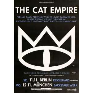 The Cat Empire   Two Shoes 2007   CONCERT   POSTER from 