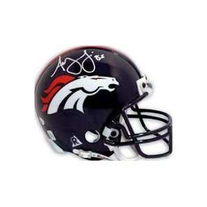   autographed Football Mini Helmet (Denver Broncos) 