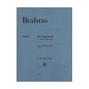  G. Henle Verlag Piano Quartet C Minor Op. 60 By Brahms 
