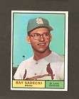 1961 Topps #32 Ray Sadecki St. Louis Cardinals Near MIN