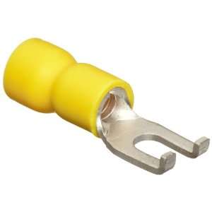 Morris Products 11776 Flange Spade Terminal, Vinyl Insulated, Yellow 
