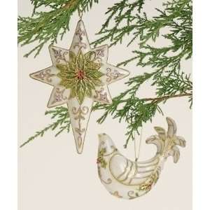   . Cloisonne Dove and Star Christmas Ornaments #27312