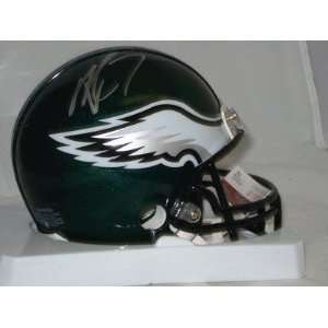  Signed Michael Vick Mini Helmet   JSA   Autographed NFL 