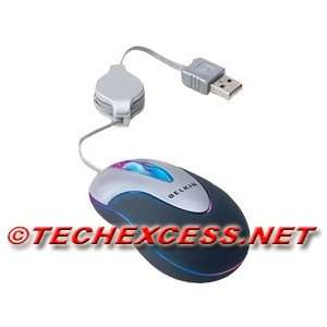   #ABA   Belkin MiniGlow Optical Mouse (F8E836 USB GLO) Electronics