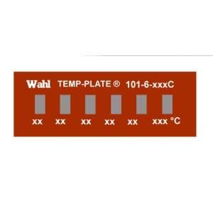 Wahl 101 6 110C Mylar Mini Six Position Temp Plate, 110 115 121 126 