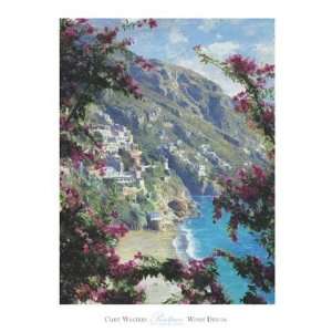   , the Amalfi Coast   Poster by Curt Walters (35 x 46)