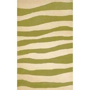  Trans Ocean Spello Wavy Stripe Sage 211616 Outdoor 8 x 10 