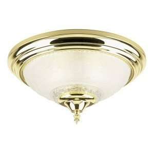 Westinghouse 66175   3 Light Polished Brass Ceiling Flush Mount Light 