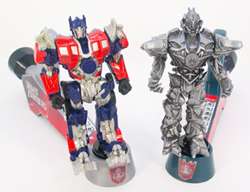Optimus Prime and Megatron are modeled after the characters from the 