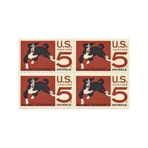  Mongrel Set of 4 X 5 Cent Us Postage Stamps Scot #1307a 