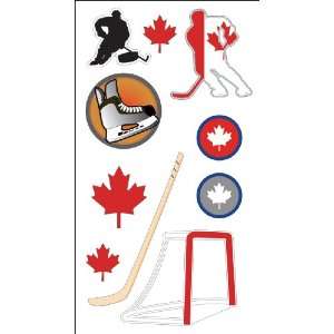   Stickers   Hockey Rules 10pc With UV Coating 