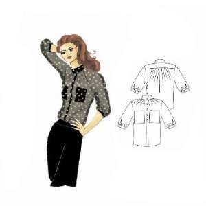 Hot Patterns Vintage Miss Moneypenny Sheer Decadcence Blouse By The 