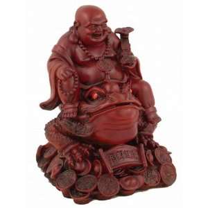   Hong Tze Collection Lucky Buddha Raising On Money Frog