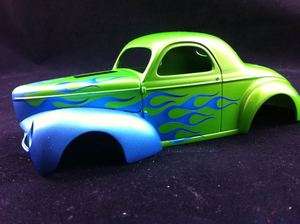 Flame Paint Masks for Revell 1941 Willys Coupe  