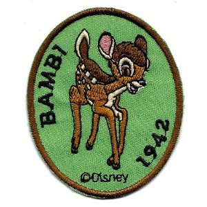 Bambi 1942 Embroidered Iron On / Sew On Patch ~ Disney Movie ~ fawn 
