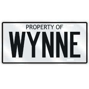  NEW  PROPERTY OF WYNNE  LICENSE PLATE SIGN NAME Kitchen 