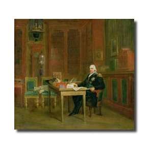  Louis Xviii 17551824 In His Study At The Tuileries Giclee 