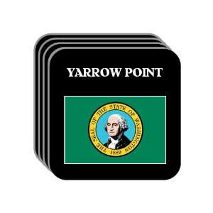 US State Flag   YARROW POINT, Washington (WA) Set of 4 Mini Mousepad 
