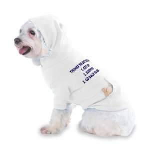   bed Hooded (Hoody) T Shirt with pocket for your Dog or Cat MEDIUM