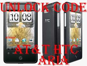 Unlock Code for AT&T HTC Inspire 4G PD9810 PD9812 Aria  