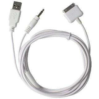  in 1 Audio and Sync Cable. Apple Dock Connector to 3.5mm Audio
