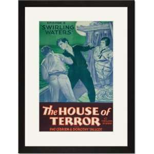   Matted Print 17x23, Swirling Waters   House of Terror