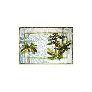  Palm Fronds 8X11 Rug