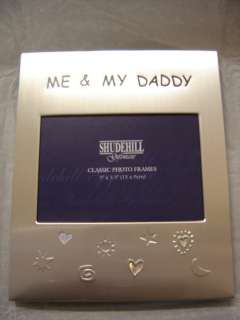 Me and My Daddy photo frame. Dad picture gift to father  