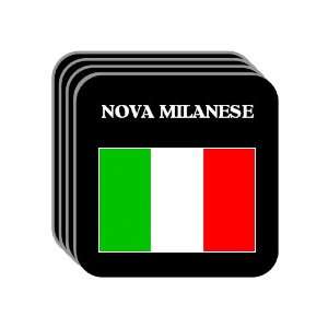  Italy   NOVA MILANESE Set of 4 Mini Mousepad Coasters 
