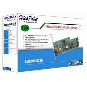  HPT USA/Highpoint Tech, 4 SATA II 3Gb/s ports (Catalog 