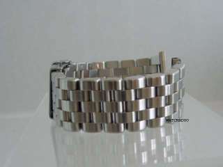24mm Heavy Steel Watchadoo Brushed Watch Band Bracelet ~ incl. 2.5mm 